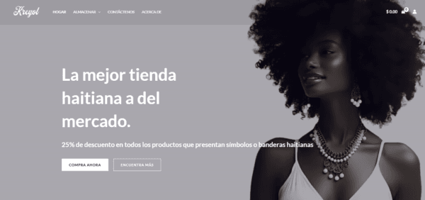 Captura de sitio web Genbia: tienda online y checkout